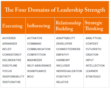 The Four Domains of Leadership Strength