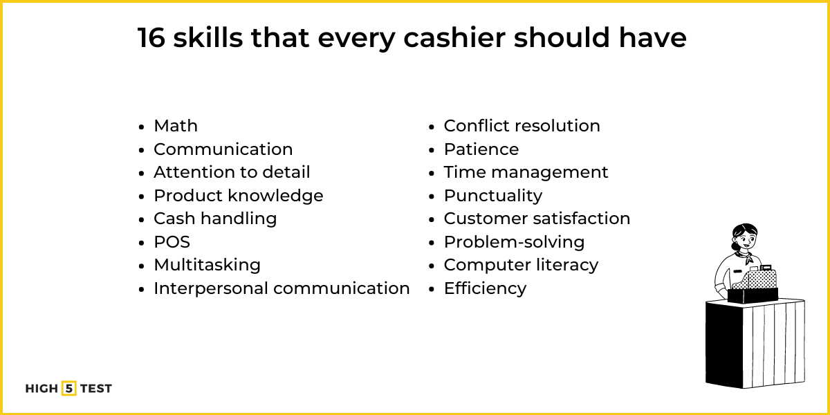 16 important cashier skills