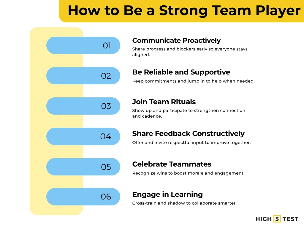 How to Be a Strong Team Player